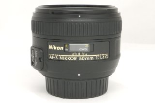 ニコン AF-S NIKKOR 50mm F1.4G フード、フィルター、ケース付 極上美品