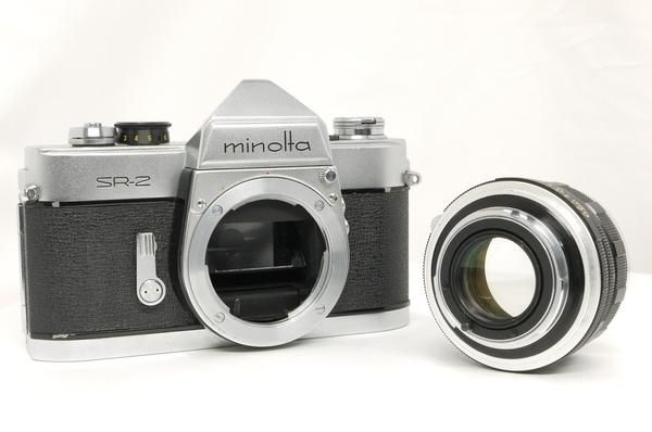 ミノルタ SR-2 55mm F1.8付 ケース付 整備清掃済み 美品 - 日進 ミノルタ SR-2 55mm F1.8付 ケース付 整備清掃済み 美品 - 日進