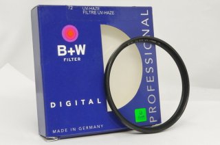 B＋W フィルター 72mm UV-HAZE デジタル F-PRO 70147 010 ドイツ製 極上美品