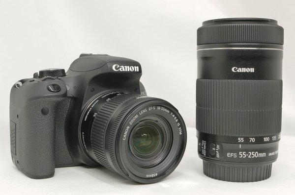 展示品　保証書付Canon EF-S55-250F4-5.6 IS STM