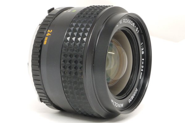 ミノルタ MC W.ROKKOR-SI 24mm F2.8 フィルター付 美品 - 日進堂カメラ ...