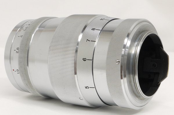 キャノン L 85mm F1.9 ファインダー、フード、ケース付 整備清掃済み 美品 - 日進堂カメラ オンラインショップ -  広島市南区にあるライカ・ローライ・ハッセル・ニコン・キャノンなどの国産、舶来の中古カメラ専門店