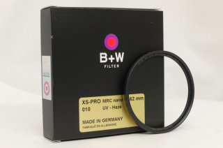 ドイツ製フィルター B＋W XS-PRO MRC nano 62mm 010 UV-Haze 未使用品
