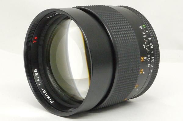 コンタックス プラナー 85mm F1.4 MMJ フード、フィルター付 極上美品 ...