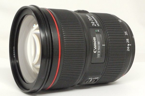 キャノン EF 24-70mm F2.8L Ⅱ USM フード付 美品 - 日進堂カメラ