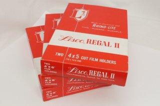 Lisco REGAL� 4×5カットフィルムホルダー 6枚 極上美品