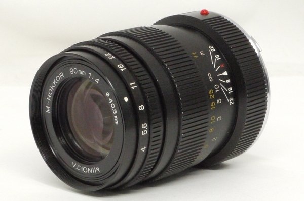 ミノルタ M-ROKKOR 90mm F4 (CLE) - 日進堂カメラ オンラインショップ
