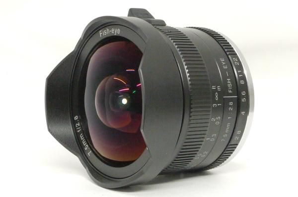 七工匠 7Artisans 7.5mm F2.8 FISH-EYE 魚眼レンズ