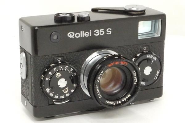 ローライ 35S ブラック (Sonnar 40mm F2.8) 整備清掃済み - 日進 ローライ 35S ブラック (Sonnar 40mm F2.8) 整備清掃済み - 日進