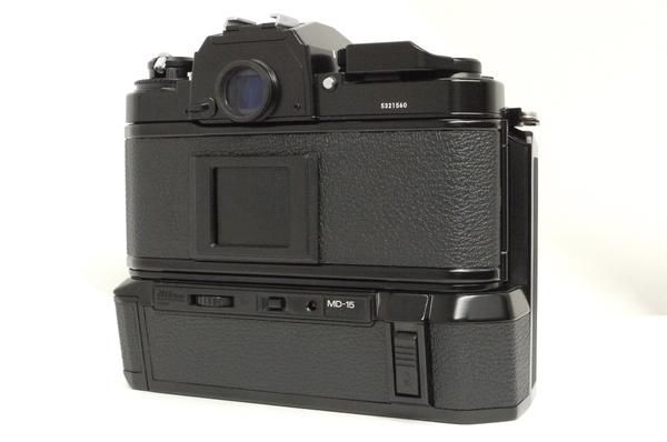 ニコン FA ブラック (モータードライブ MD-15付) 説明書付 極上 ニコン FA ブラック (モータードライブ MD-15付) 説明書付 極上