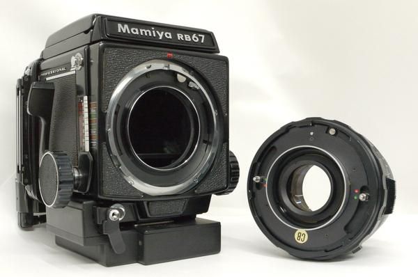 マミヤ RB67 PROFESSIONAL (127mm F3.8付) モーターワインダー付