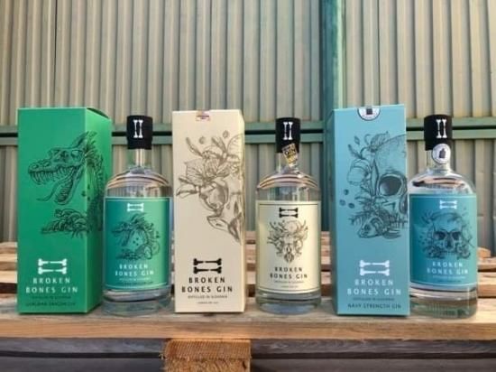 オンラインショップ ブロークン・ボーンズ ロンドン・ドライ・ジン 45 500ml 洋酒・リキュール