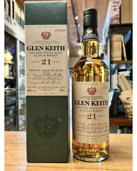 【新品未開封】GLEN KEITH 21年（グレンキース 21年）