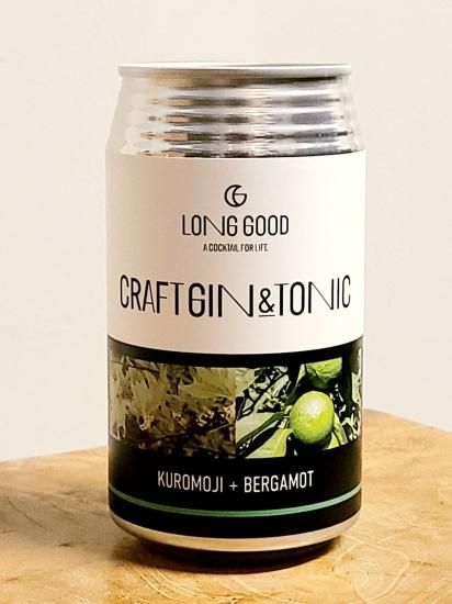 LONG GOOD クラフトジン＆トニック クロモジ＆ベルガモット 350ml