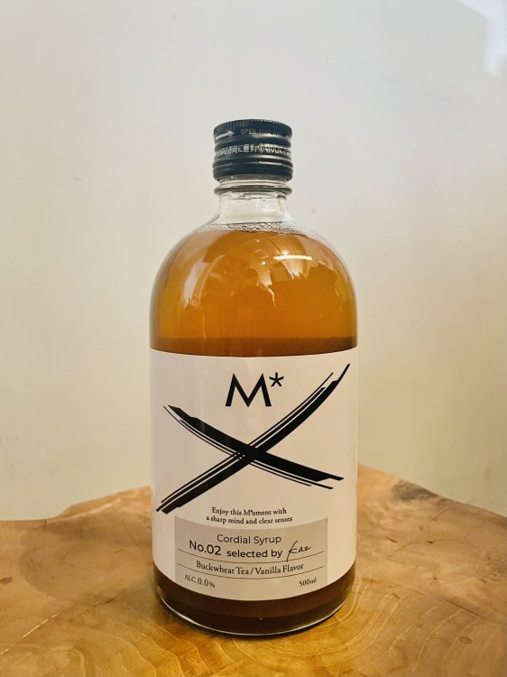 M* Cordial Syrup No.2 selected by KAZ / 蕎麦茶とバニラ 500ml