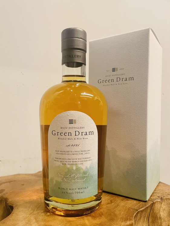 久住蒸溜所 Green Dram blended malt & new born / 700ml 46％