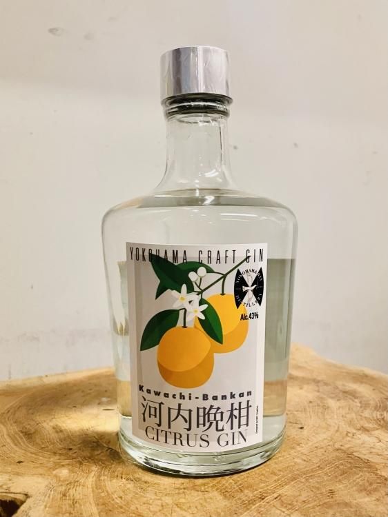 մȥ饹 KAWACHIBANKAN CITRUS GIN / 500ml 43%