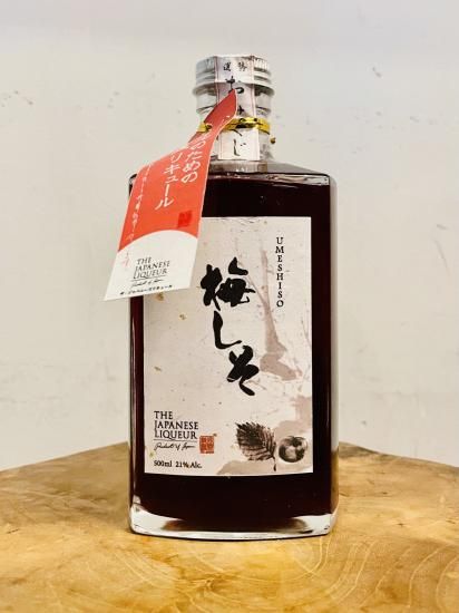 梅の木　瓶細工 The Japanese Liqueur UMESHISO-KANJUKU- 梅しそ -完熟- / 500ml 21%