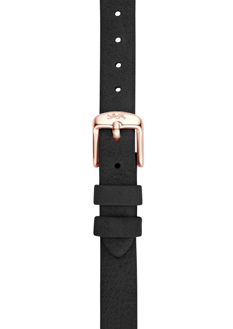 Coal leather strap 12mm