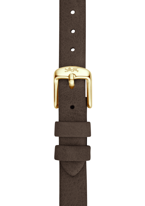 Wood leather strap 18mm