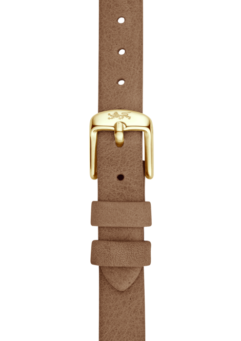Camel leather strap 18mm