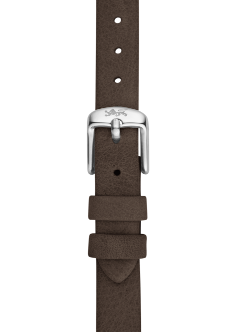 Wood leather strap 18mm