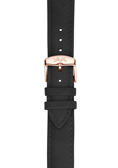 Coal leather strap 20mm