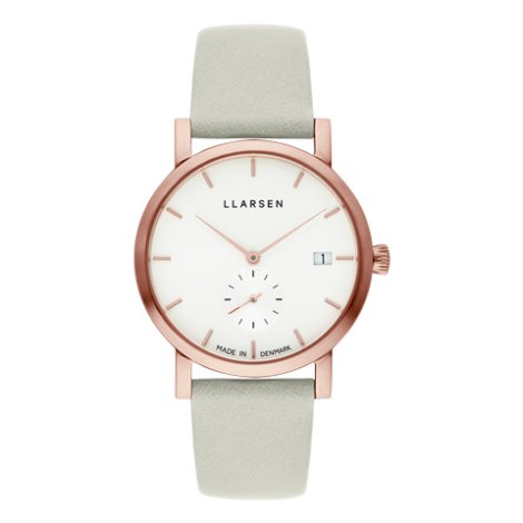 <img class='new_mark_img1' src='https://img.shop-pro.jp/img/new/icons63.gif' style='border:none;display:inline;margin:0px;padding:0px;width:auto;' /> Outlet Item  HELENA (LW37) Rose gold with Mint leather strap / White dial
