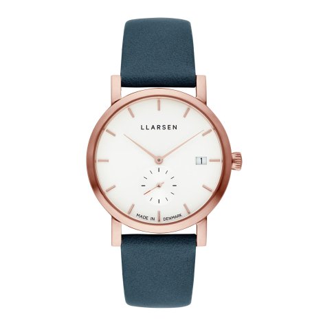 <img class='new_mark_img1' src='https://img.shop-pro.jp/img/new/icons63.gif' style='border:none;display:inline;margin:0px;padding:0px;width:auto;' /> Outlet SaleHELENA (LW37) Rose gold with Ocean leather strap / White dial