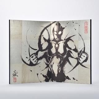 ウルトラマン屏風 楽天市場】国産 日本製 屏風 四尺二曲金屏風 ウルトラセブン
