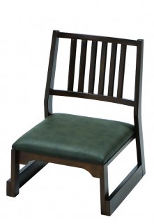 木製　背付椅子　H26　グレー