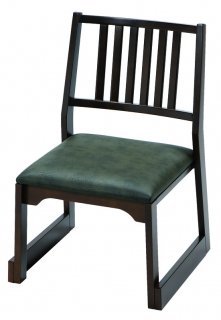 木製　背付椅子　H36　グレー