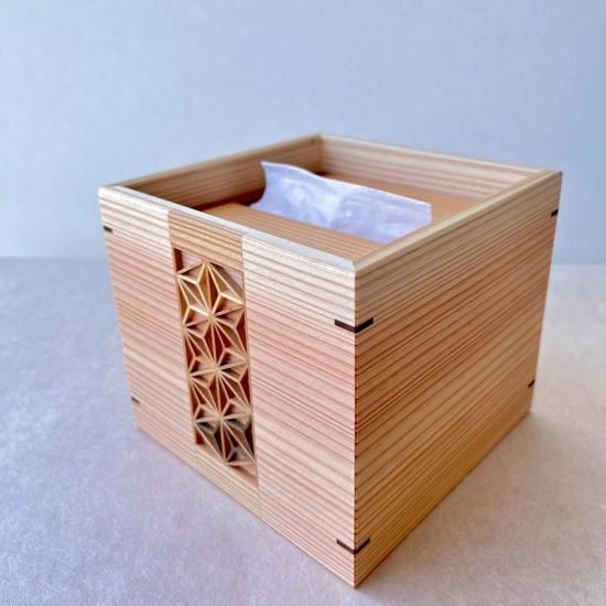 No.NC-18HK ハーフサイズ ティッシュBOX 組子細工 - 【公式