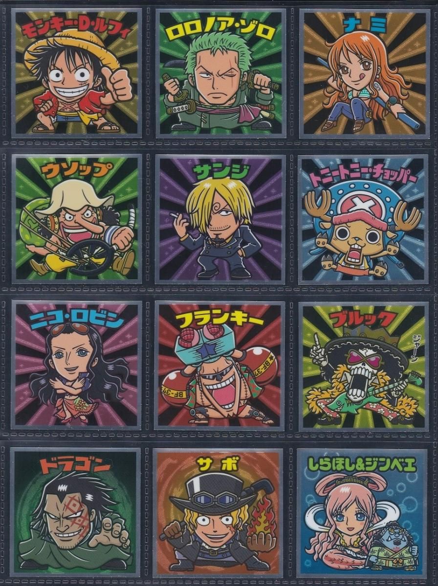 ワンピースマンシール（新世界編） 24種コンプ - ビックリマン