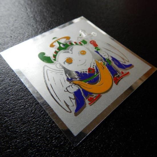 聖フェニックス幼少（銀エンボス/パチ） - ビックリマンシールの