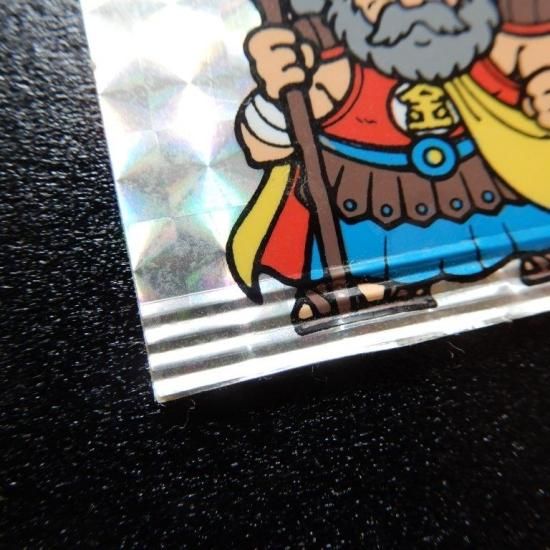 スーパーゼウス（アイス版・裏紫印字） 【エラー版】 - ビックリマン