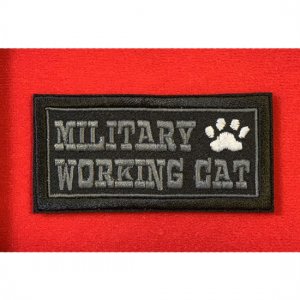 ᡼бYAMAME PROJECT.Original Word Patch [Military Working Cat 
