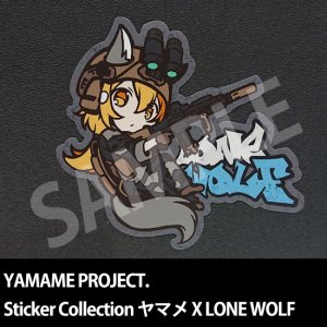 ᡼бYAMAME PROJECT.YAMAME Sticker Collection ޥ X LONE WOLF

