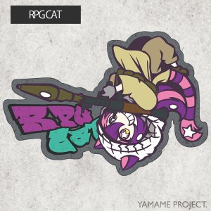᡼бYAMAME PROJECT.YAMAME Sticker Collection ޥ X RPG CAT