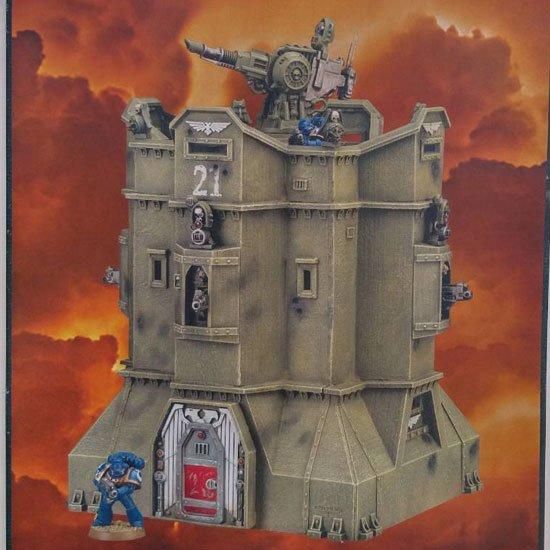 [未組み立て] Imperial Bastion 帝国の掩蔽壕　1個 ウォーハンマー 40000】 IMPERIAL BASTION 帝国の掩蔽壕