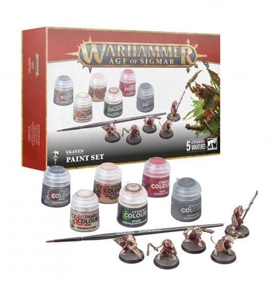 【予約】 CITADEL】【シタデル】スケイヴン＋ペイントセット + SKAVEN AOS 模型製作用品