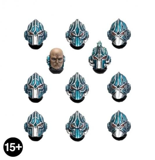 ウォーハンマー ホルスヘレシー】Alpha Legion MKVI Heads
