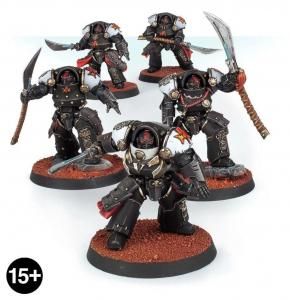 ڥϥޡ ۥ륹إ쥷White Scars - Ebon Keshig Terminators ۥ磻ȡ - ܥ󡦥ߥ͡ [饤]