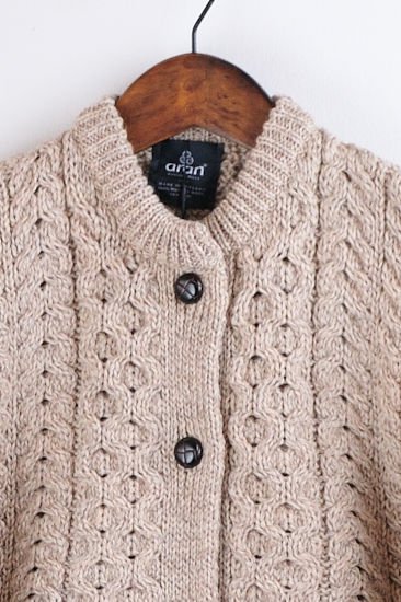 Aran Woollen Mills(アラン ウーレン ミルズ)ケーブル カーディガン