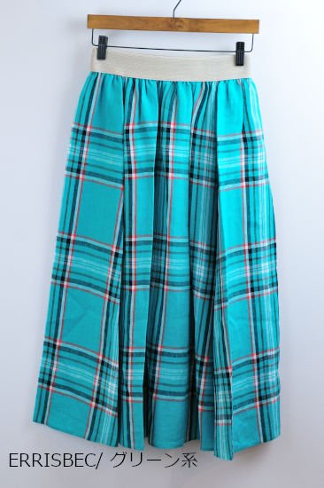 【FUDGE9月号掲載商品】O'neil of Dublin(オニール・オブ・ダブリン)リネンギャザースカート 80cm丈