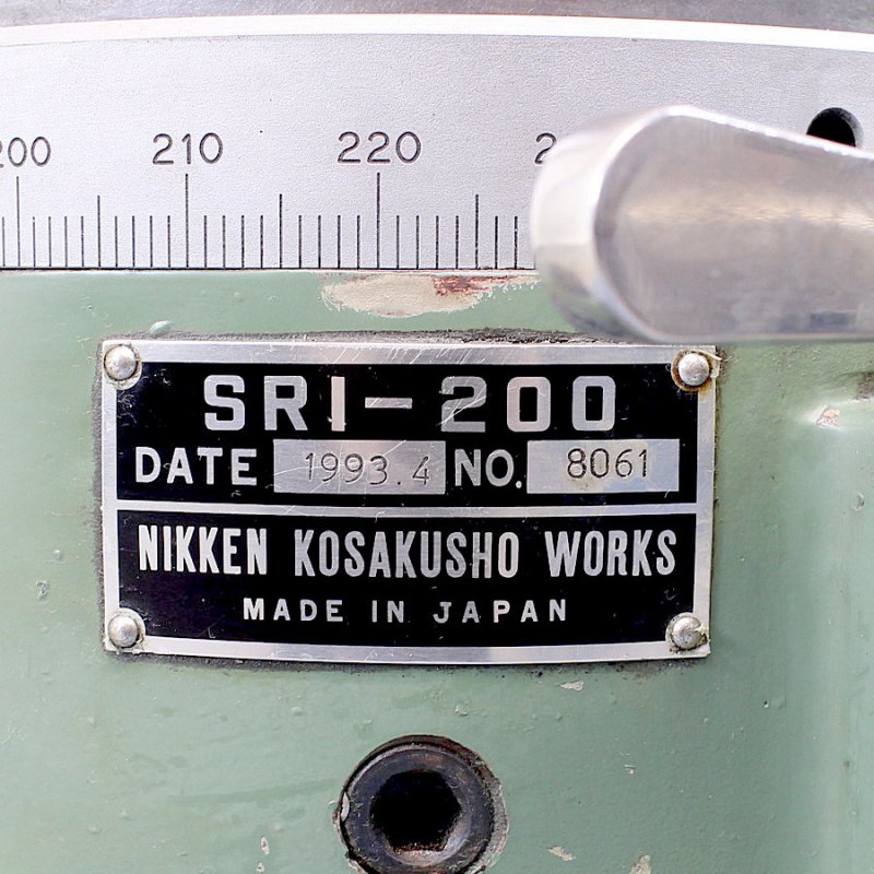 NIKKEN/日研 SRI-200 ロータリースーパーインデックス サーキュラ