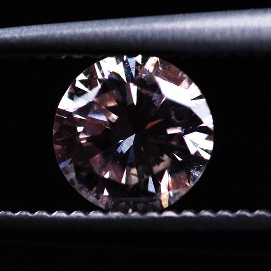 綾ジュエリー0.450ct Fancy Dark Brown I-1 ダイヤルースラウンド