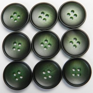緑色系のグラデーションボタン/15mm/4穴/ジャケット袖口・カーディガンに最適