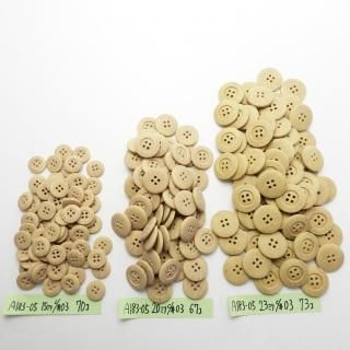 ウッド調ボタン - アウトレットボタン屋さん｜手芸、縫製