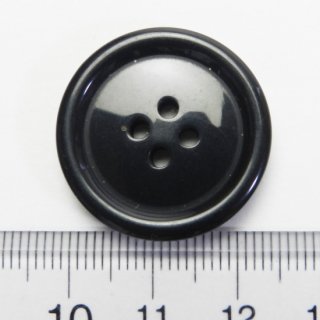 大型の黒色ボタン/25mm/4穴/コートやニット、ハンドメイドに最適